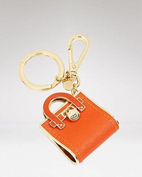 large michael kors key chain